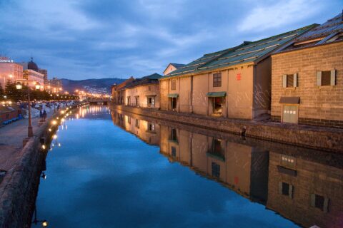 Otaru Canal at Dusk (HOKKAIDO/JAPAN), To approximate what I saw, I would ask you to view this in largeLocation: Otaru