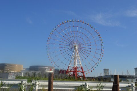 Daikanransha ("Big Ferris Wheel") at Palette Town in Odaiba, Tokyo, Japan