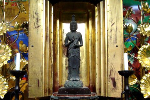 瑞巌寺本尊 聖観世音菩薩 （宮城県松島町、静止画に限り撮影自由）