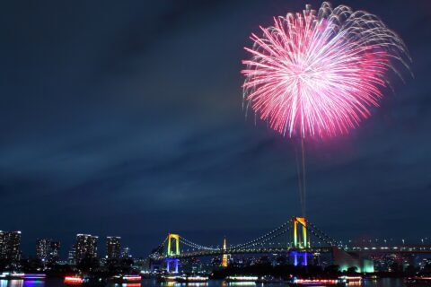 お台場レインボー花火2014