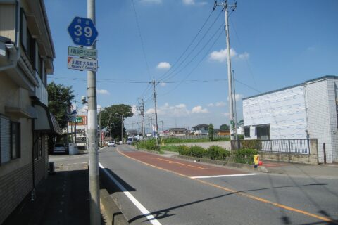 埼玉県道39号線川越市鯨井付近