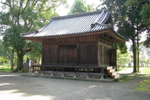 The Sakura jinja. This place is Tsuyama, Okayama, Japan.