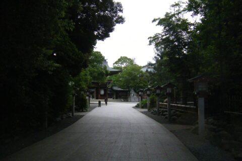 寒川神社参道
