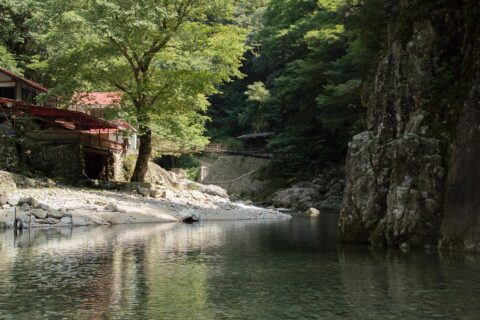 A view of en:Sandan-kyōSandankyo.