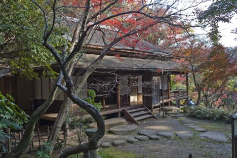 A pavilion at Sankeien Park, Yokohama, Japan