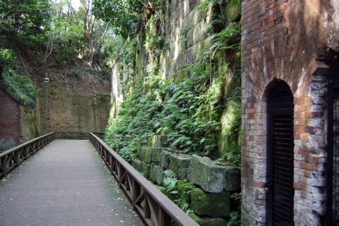 Sarushima fort. Photo taken in kanagawa Japan. Located on Sarushima Island, right off the coast of Yokosuka.