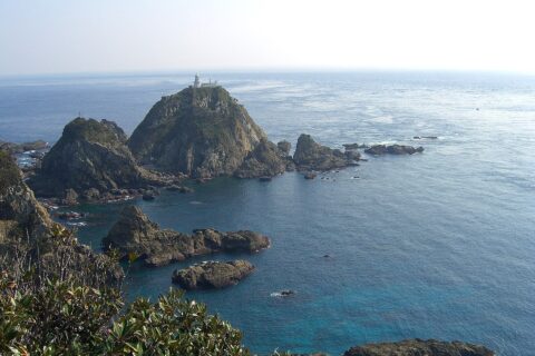 日本本土最南端 佐多岬展望公園からの眺望(鹿児島県肝属郡南大隅町佐多馬籠)