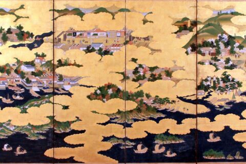 Scenes around Nobeoka Castle, deposited at Naito Memorial Museum, Nobeoka, Miyazaki, Japan