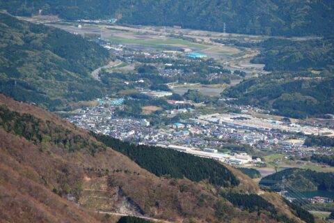 Sekigahara, Gifu seen from Mount Ibuki