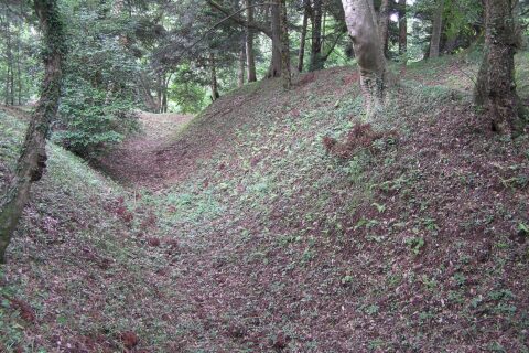 白河の関 堀跡