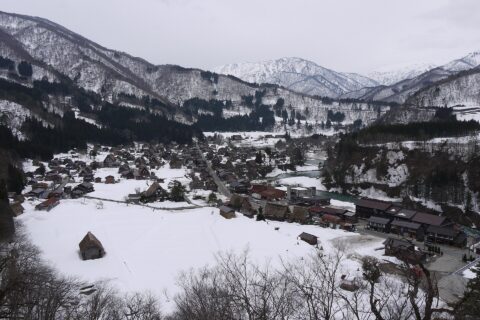 白川郷 雪景色