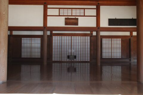 photo of Shizutani school inside of the hall.The Confucianism was lectured on here.