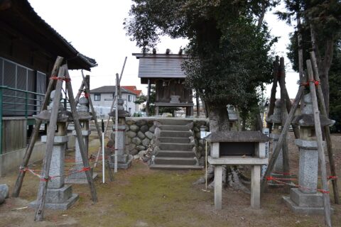 江南市宮後町にある小櫟山安楽寺。天道社。