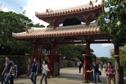 首里城・守礼門(上の綾門)の裏側