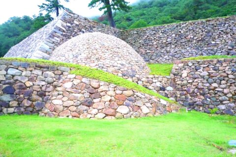 巻石垣（鳥取城の天球丸）