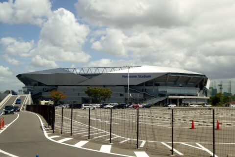 市立吹田サッカースタジアムを撮影。