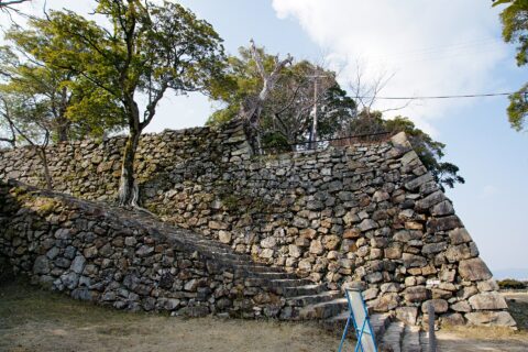 洲本城。 所在地は兵庫県洲本市。