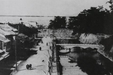駿府城 城代橋附近