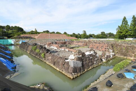駿府城 天守台発掘調査状況