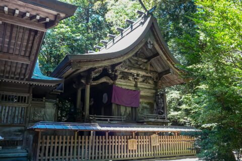 宮崎県西臼杵郡高千穂町にある高千穂神社。本殿