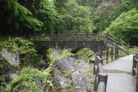 槍飛橋（高千穂峡）