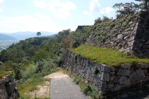 竹田城跡 石垣の様子