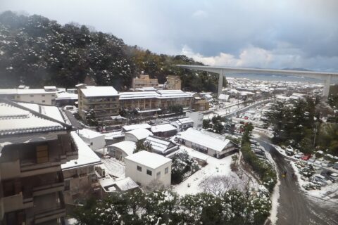 玉造温泉全景