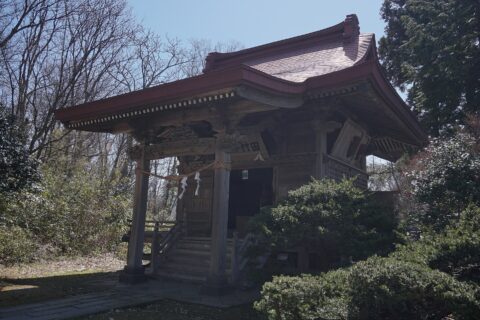 古四王神社に附属する境内社である田村神社（秋田県秋田市）
