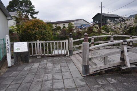 田中城 大手二之門跡