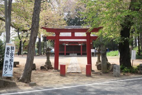 藤原定家を祀る定家神社 (群馬県高崎市下佐野町)