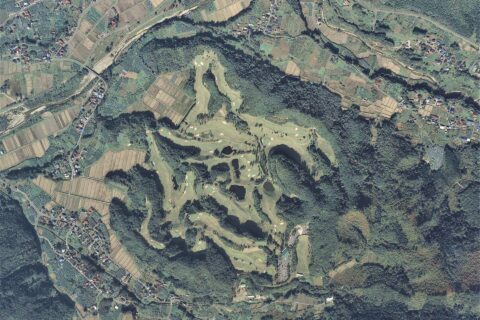 Tendo Country Club, Tendo Yamagata Aerial photograph.2007