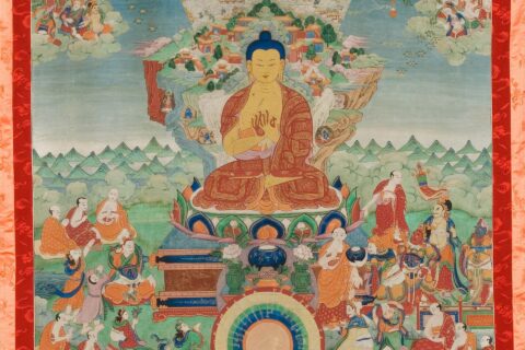 The Buddha Shakyamuni at Mount Meru