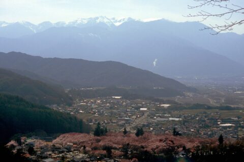 The ruins of Takato Castle