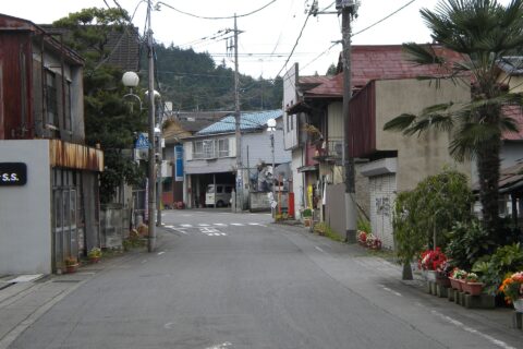 Tochigi prefectural road No.108 on Mashiko town