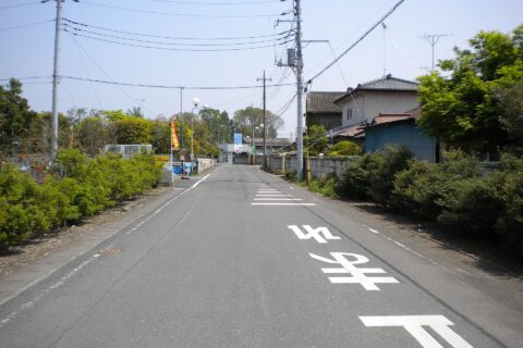 Tochigi prefectural road No.111 on Mashiko town