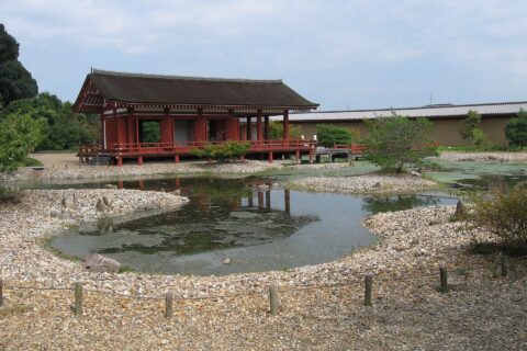 Toin Teien, Imperial garden of Nara Palace. 東院庭園（平城宮跡）