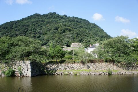 Tottori Castle in Tottori, Tottori prefecture, Japan