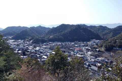 Arita Pottery Town: Panorama view of Arita from Yi Sam-pyeong Monument.