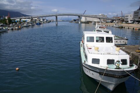 Tsuruga port in Tsuruga, Fukui prefecture, Japan