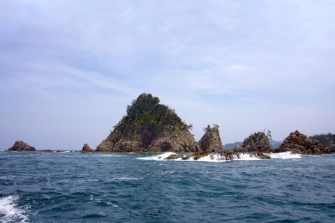 Uradome Coast in Iwami, Tottori prefecture, Japan
