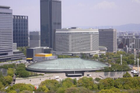view from Osaka Castle