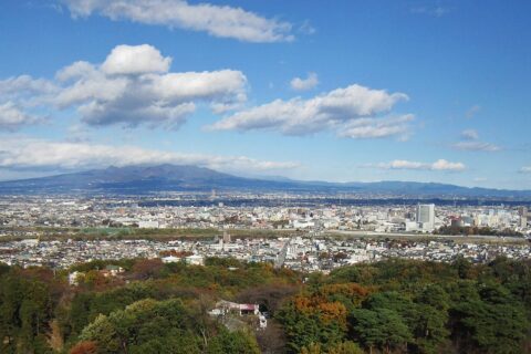 View from Takasaki Kannon.