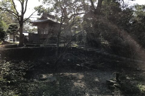 千栗八幡宮境内の様子
