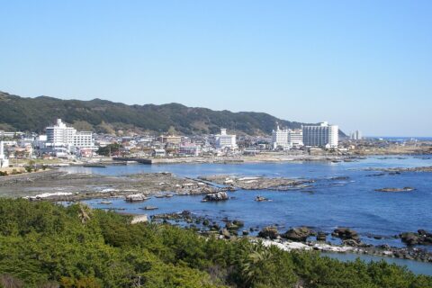 ​野島埼灯台からの眺望（東方向）。