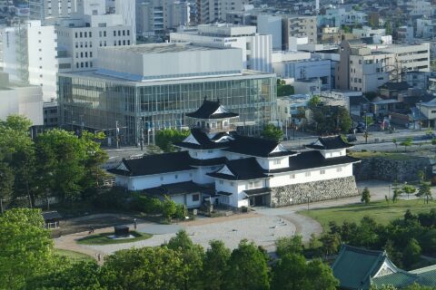 富山市役所展望室より撮影