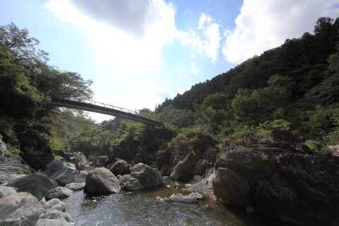 Sanbaseki-kyou(gorge), Fujioka-shi(city) Gunma-ken(Prefecture), Japan 群馬県藤岡市(ぐんまけん ふじおかし) 三波石峡（さんばせききょう）