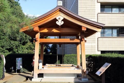 2017年4月8日 上屋、釣瓶など整備完了後の福の井