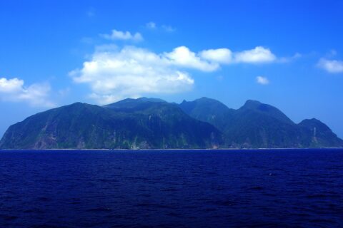 御蔵島全景