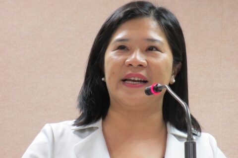 民进党立委 吴宜臻(美国之音 张永泰拍摄)