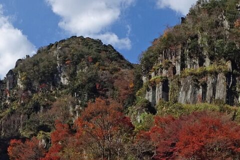 ​深耶馬渓の一目八景パノラマ写真